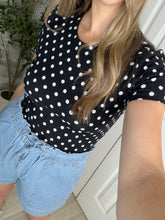 Load image into Gallery viewer, New Girl Polka Dot Top
