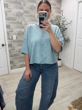 Load image into Gallery viewer, Dusty Blues Cardigan Top New
