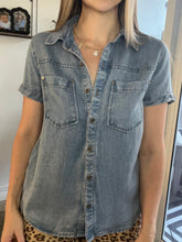 Load image into Gallery viewer, Harper Denim Wash Top

