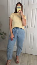 Load image into Gallery viewer, Butter Yellow Breeze Knit Top
