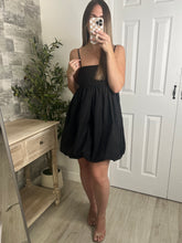 Load image into Gallery viewer, Bubbly Affair Mini Dress Black
