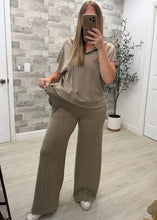 Load image into Gallery viewer, Roamlee Mocha Top &amp; Pants Set
