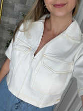 Load image into Gallery viewer, Isla Denim V Neck Top
