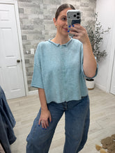 Load image into Gallery viewer, Dusty Blues Cardigan Top New
