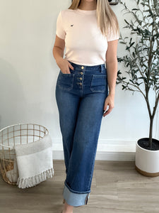 Jule Basic Fitted Tee Pink