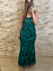 Mirage Mesh Maxi Dress