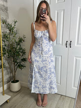 Load image into Gallery viewer, Coastal Blue Midi Dress
