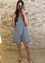 Load image into Gallery viewer, Shore Denim Striped Casual Comfy Romper
