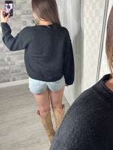 Load image into Gallery viewer, Relaxed Fit Button Down Cardigan Sweater
