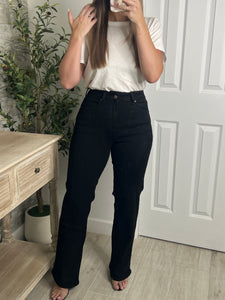 Remy High Waisted Straight Leg Jeans
