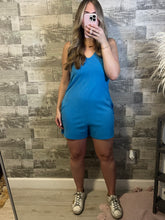 Load image into Gallery viewer, Soul Searching Romper Blue Wash
