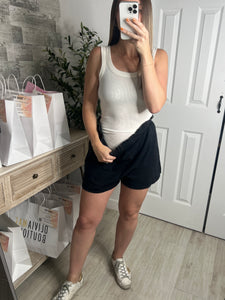 Sherry White Tank Top