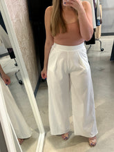 Load image into Gallery viewer, Sandy White Wide Leg Pants
