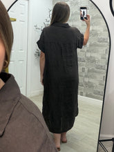 Load image into Gallery viewer, Marley Chocolate Linen Dress

