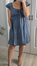 Load image into Gallery viewer, Babydoll Denim Dress
