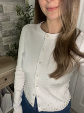 Load image into Gallery viewer, Winter White Cardigan
