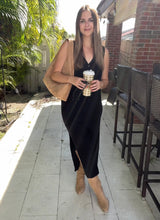 Load image into Gallery viewer, Button Front Vest &amp; Midi Skirt Knit Set
