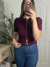 Load image into Gallery viewer, Vino Button Down Top
