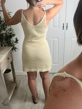 Load image into Gallery viewer, Leah Cover Up Dress Cream
