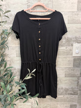 Load image into Gallery viewer, Wanderlust Buttery Soft Romper Black
