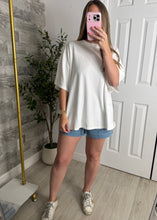Load image into Gallery viewer, Novi White Cotton Tee
