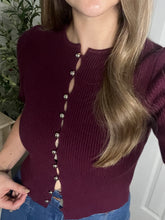 Load image into Gallery viewer, Vino Button Down Top
