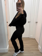 Load image into Gallery viewer, Black Crewneck Buttery Soft Top
