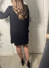 Load image into Gallery viewer, Golden Eve Black Dress
