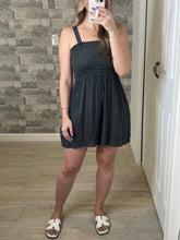 Load image into Gallery viewer, Coastal Boho Black Wash Romper
