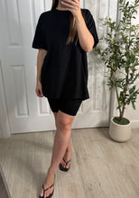 Load image into Gallery viewer, On The Run Top &amp; Shorts Set Black
