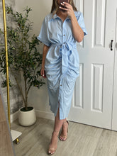 Load image into Gallery viewer, Tropics Baby Blue Dress
