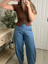 Load image into Gallery viewer, Shanequa Knit Zip Up Top
