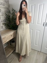 Load image into Gallery viewer, Fancy You Maxi Dress Beige
