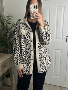 Ava Leopard Shacket