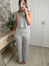 Load image into Gallery viewer, Teresa Top &amp; Pants Set Navy
