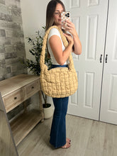 Load image into Gallery viewer, Puff Quillted Bag Khaki
