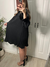 Load image into Gallery viewer, Golden Eve Black Dress
