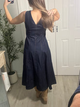Load image into Gallery viewer, Dainty Denim Midi Dress
