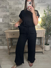 Load image into Gallery viewer, Sand Black High Waisted Pants
