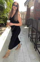 Load image into Gallery viewer, Button Front Vest &amp; Midi Skirt Knit Set
