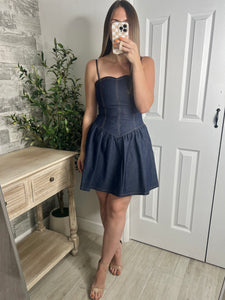 Season Denim Mini Dress