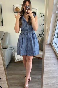 Kat Stripe Mini Dress