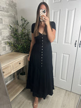 Load image into Gallery viewer, Fancy You Maxi Dress Black
