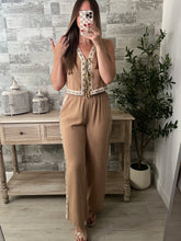 Load image into Gallery viewer, Island Top &amp; Pants Set Coffee
