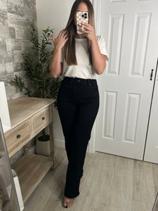 Remy High Waisted Straight Leg Jeans