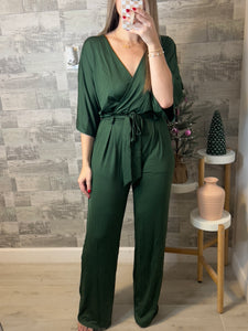 Avery Jumpsuit Hunter Green