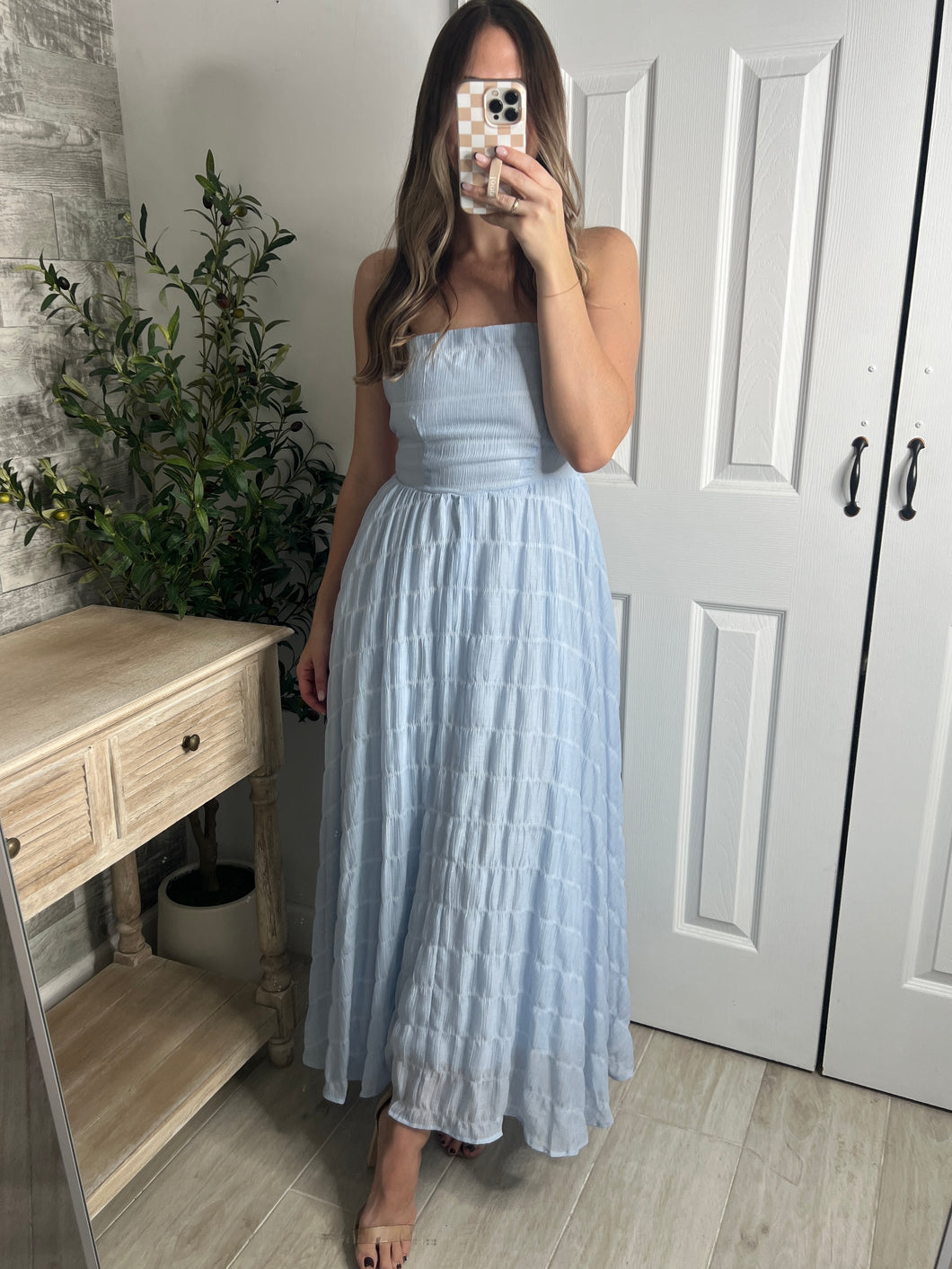 Dainty Blue Maxi Dress