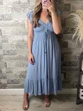 Load image into Gallery viewer, RESTOCK Skies The Limit Blue Dress
