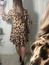 Load image into Gallery viewer, Dazzled Cheetah Mini Dress
