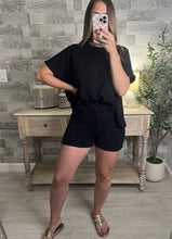 Load image into Gallery viewer, Cotton Slub Shorts Black
